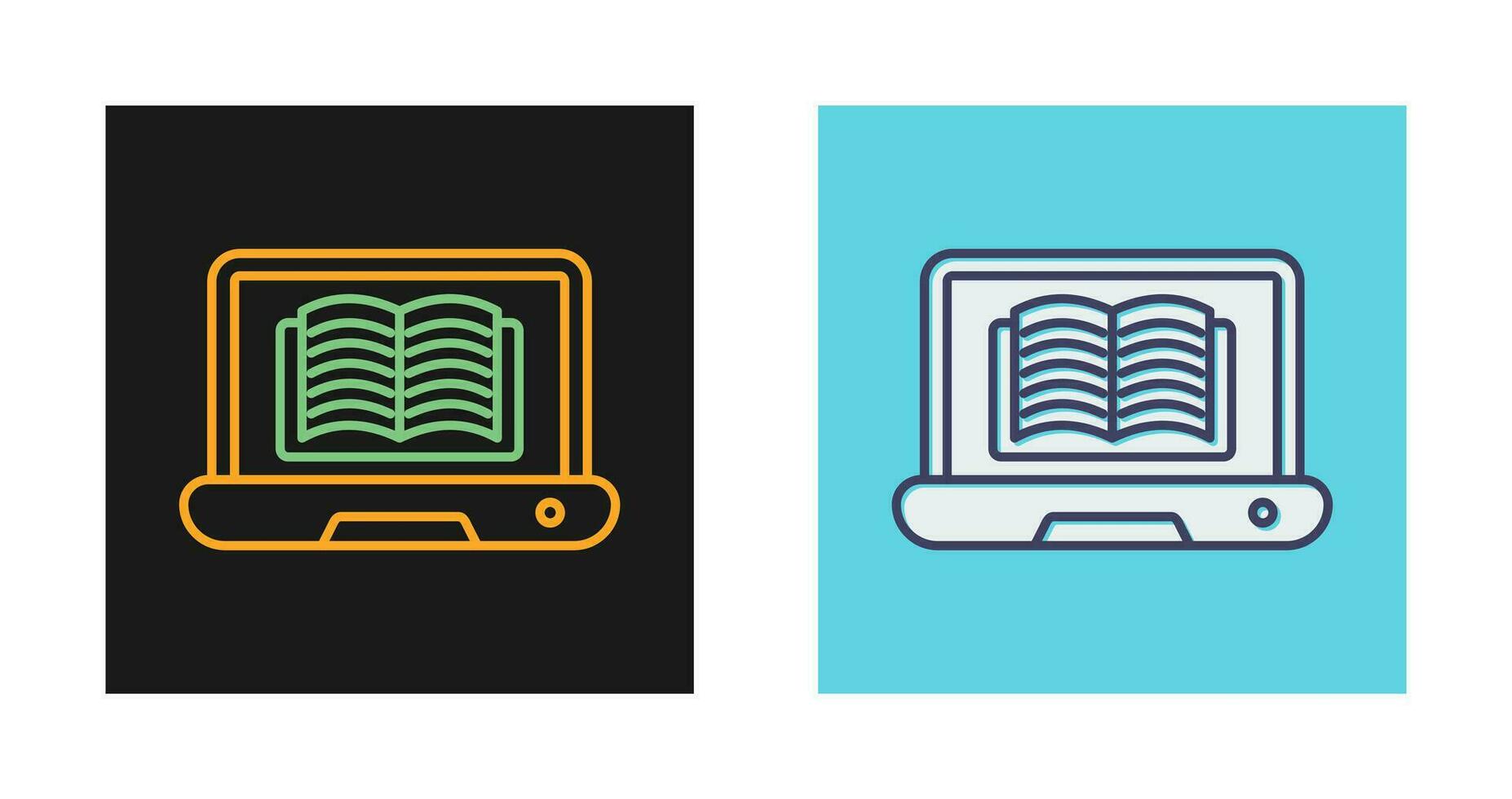 Online Library Vector Icon