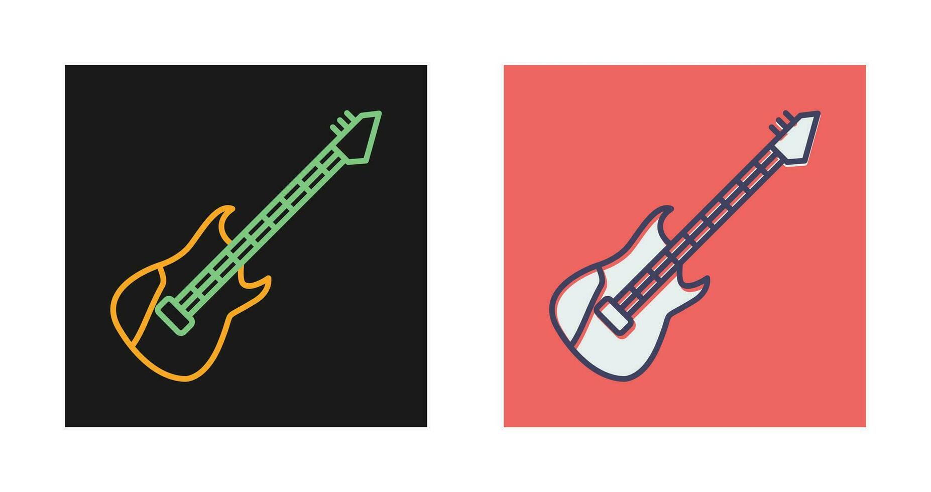 Electric Guitar Vector Icon