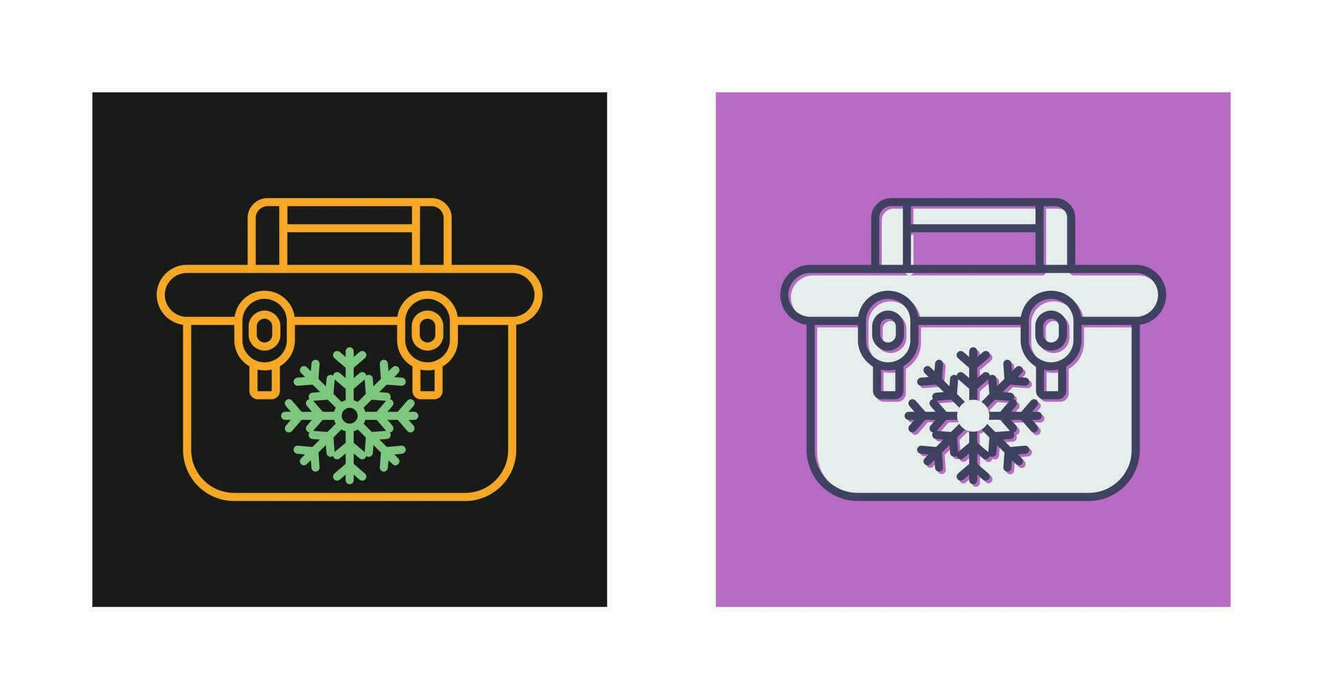 Portable Fridge Vector Icon
