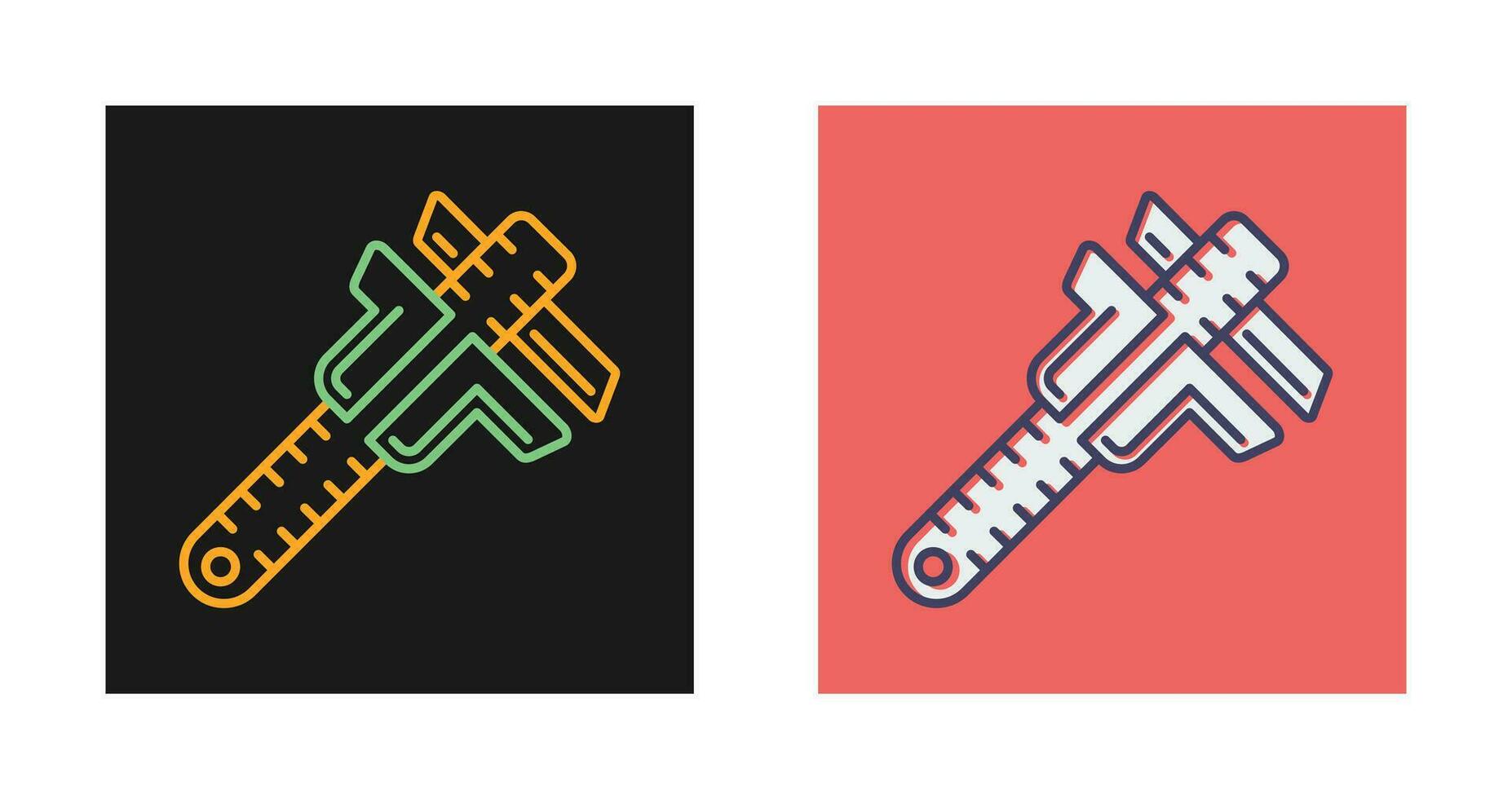 Vernier Caliper Vector Icon