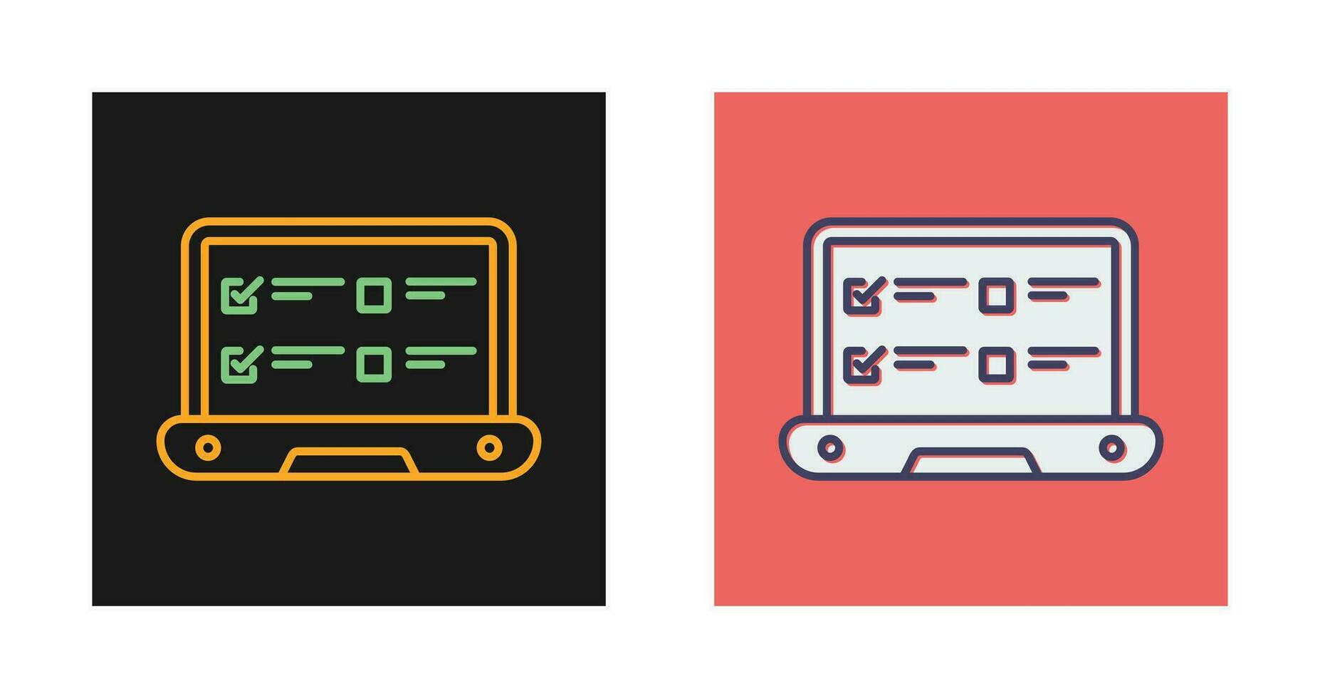 Online Exam Vector Icon