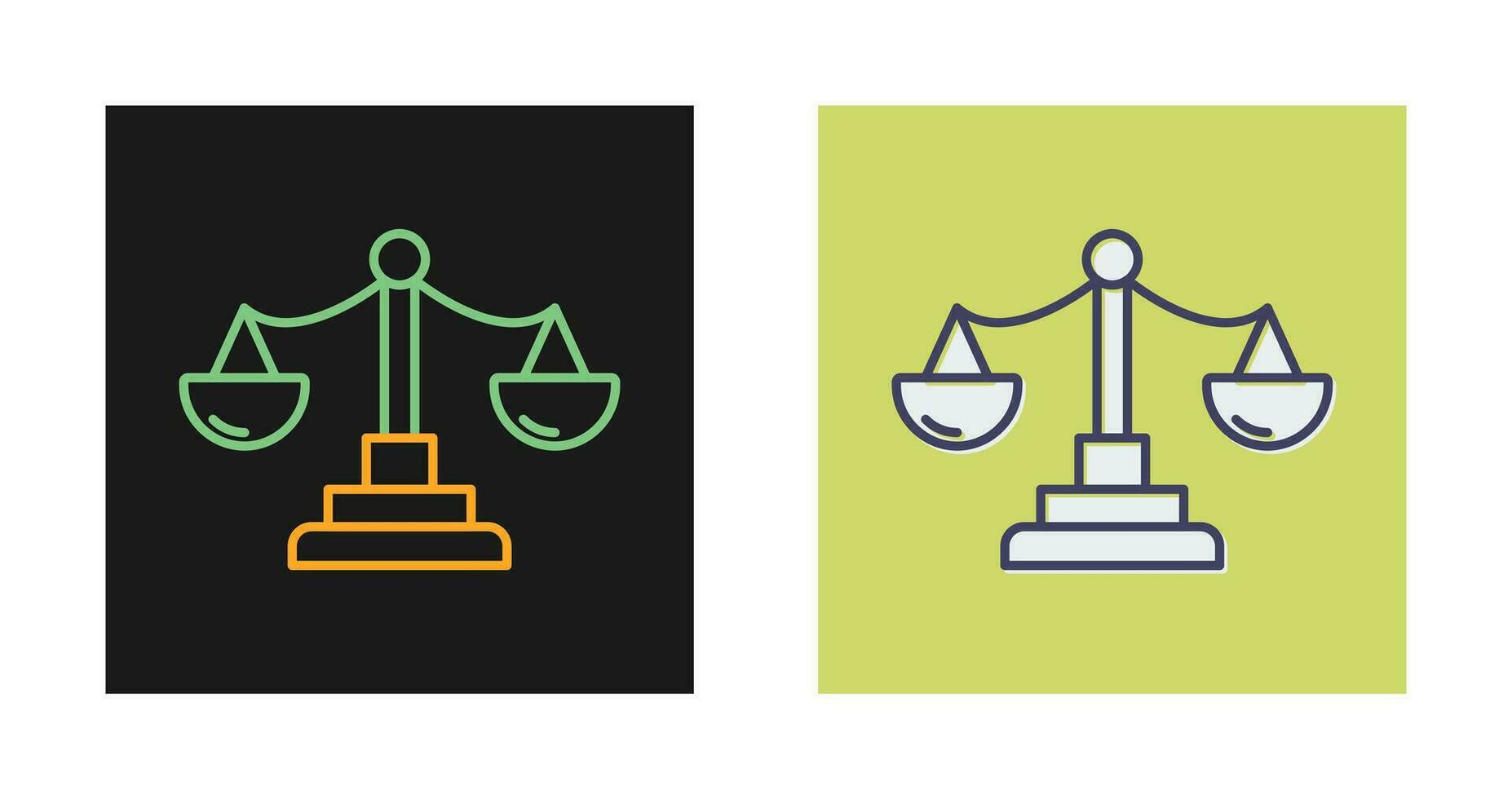 Justice Scale Vector Icon