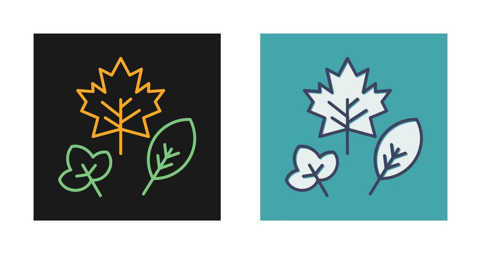 Autumn Leaf Vector Icon