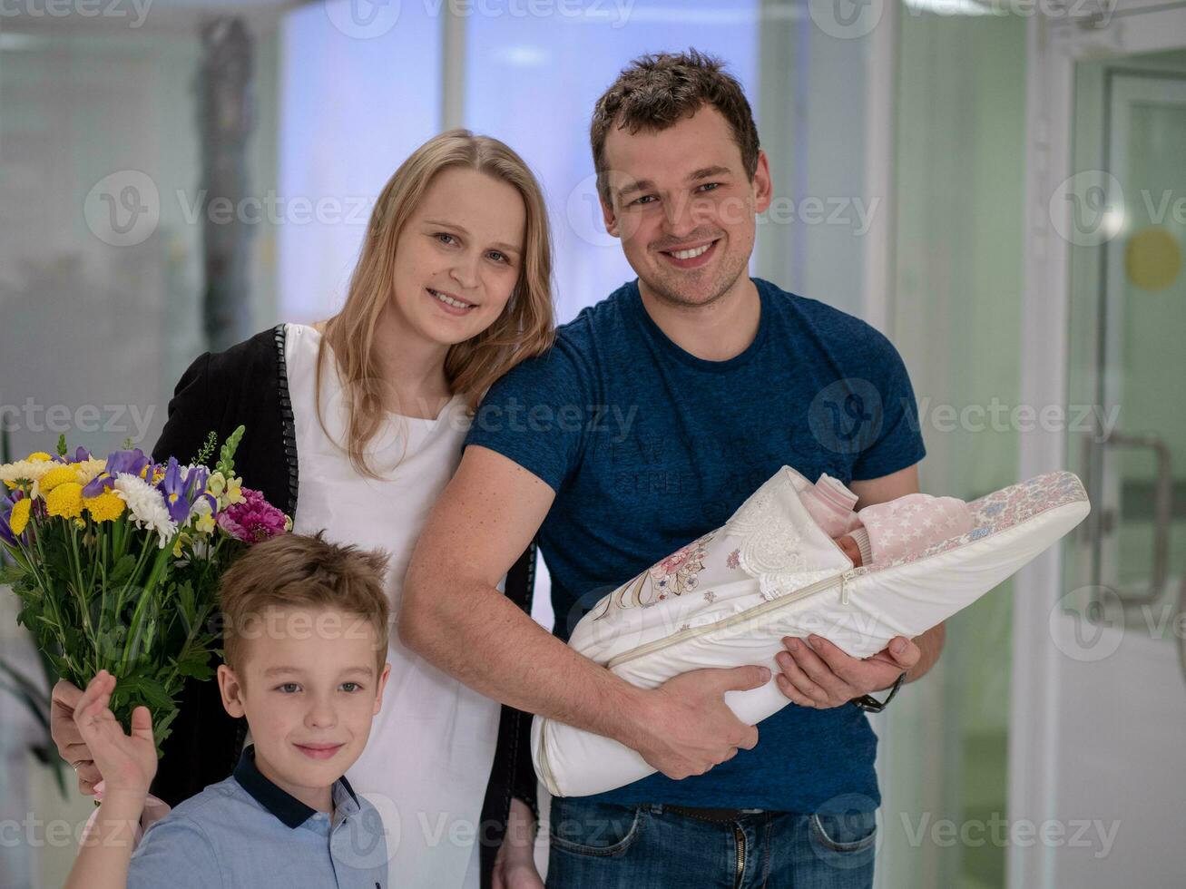 Leaving a maternity hospital photo