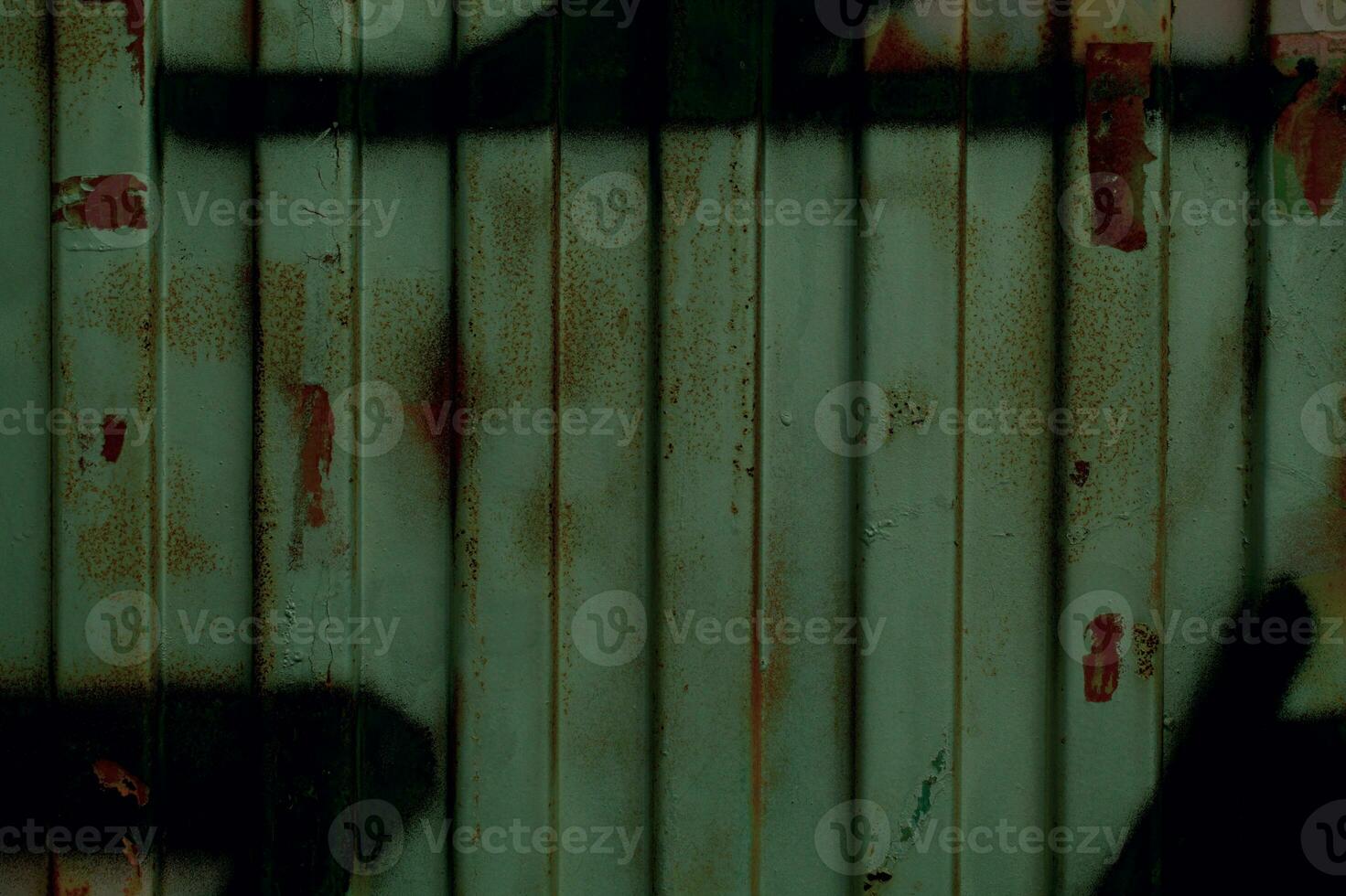 Grungy old rusty metal panel background texture photo