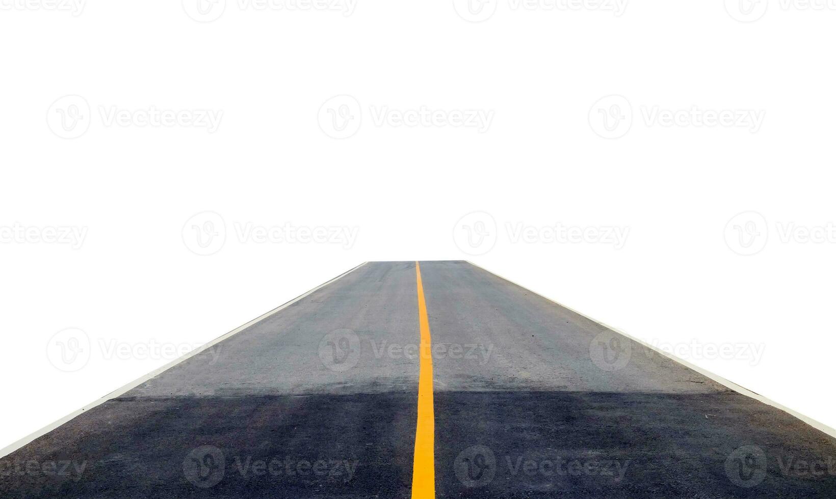 Asphalt road yellow line photo