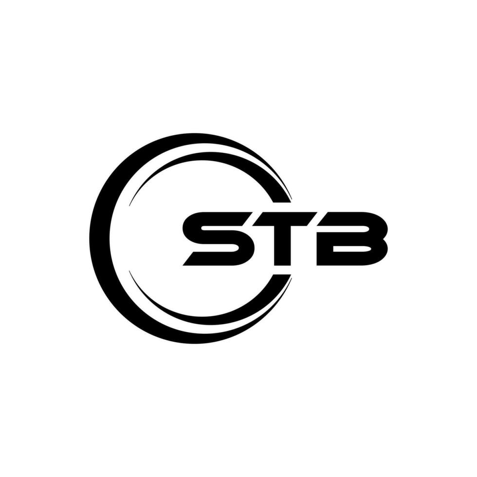 stb logo diseño, inspiración para un único identidad. moderno elegancia y creativo diseño. filigrana tu éxito con el sorprendentes esta logo. vector