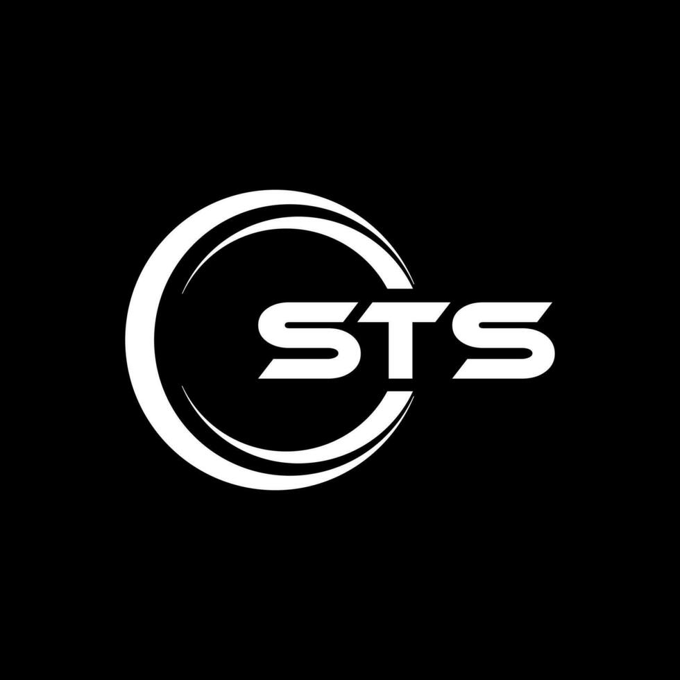 STS Logo Design, Inspiration for a Unique Identity. Modern Elegance and Creative Design. Watermark Your Success with the Striking this Logo. vector