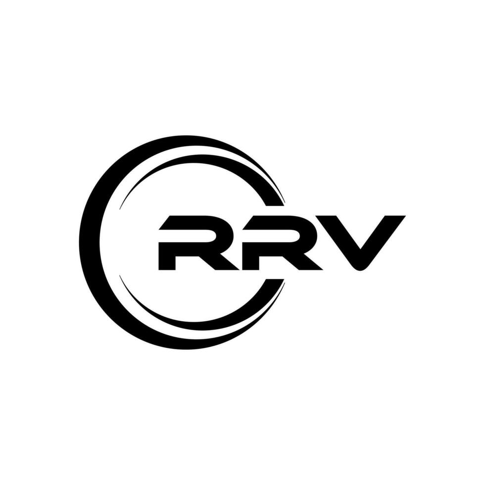 rvr logo diseño, inspiración para un único identidad. moderno elegancia y creativo diseño. filigrana tu éxito con el sorprendentes esta logo. vector