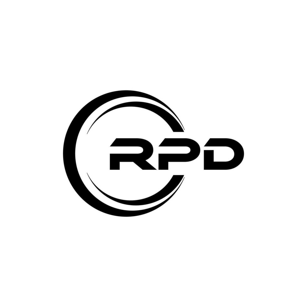 RPD Logo Design, Inspiration for a Unique Identity. Modern Elegance and Creative Design. Watermark Your Success with the Striking this Logo. vector