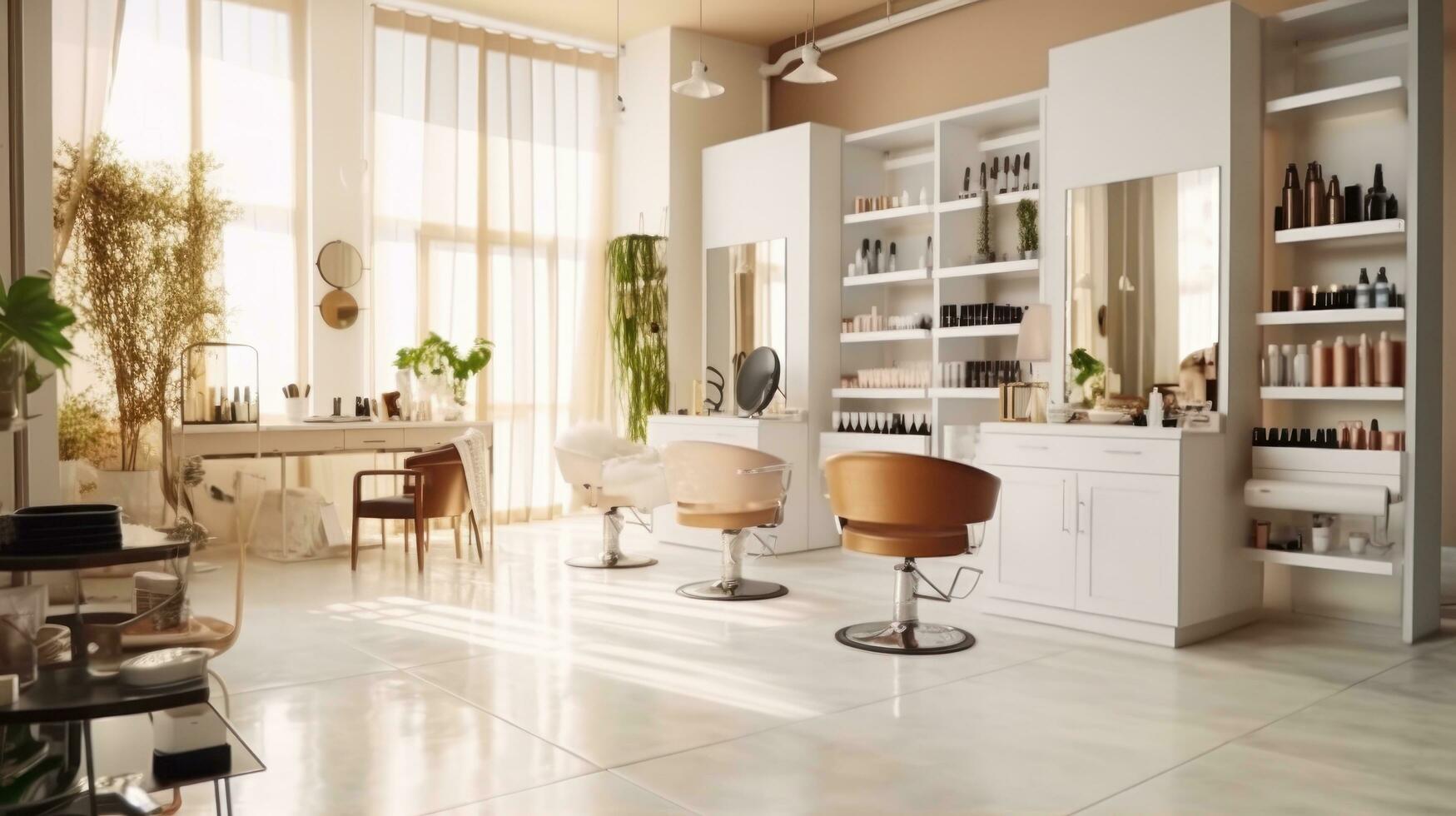 Beauty salon interior photo