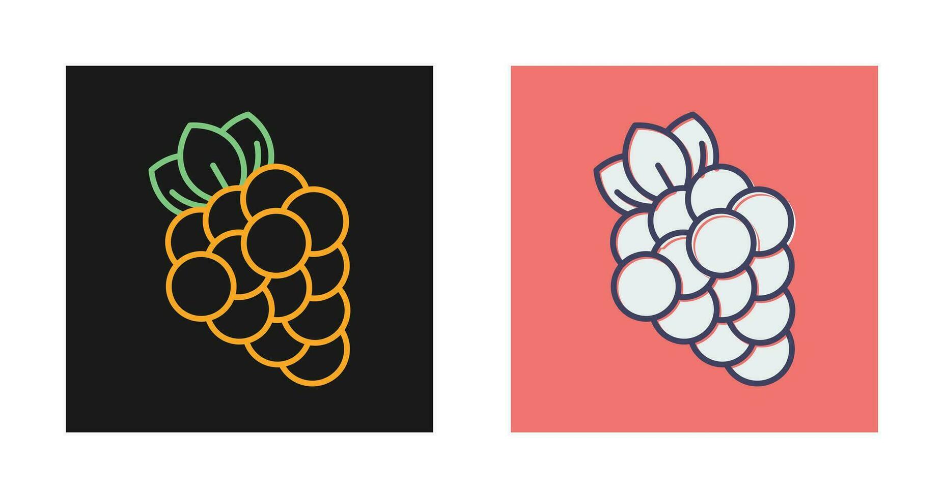 Grapes Vector Icon