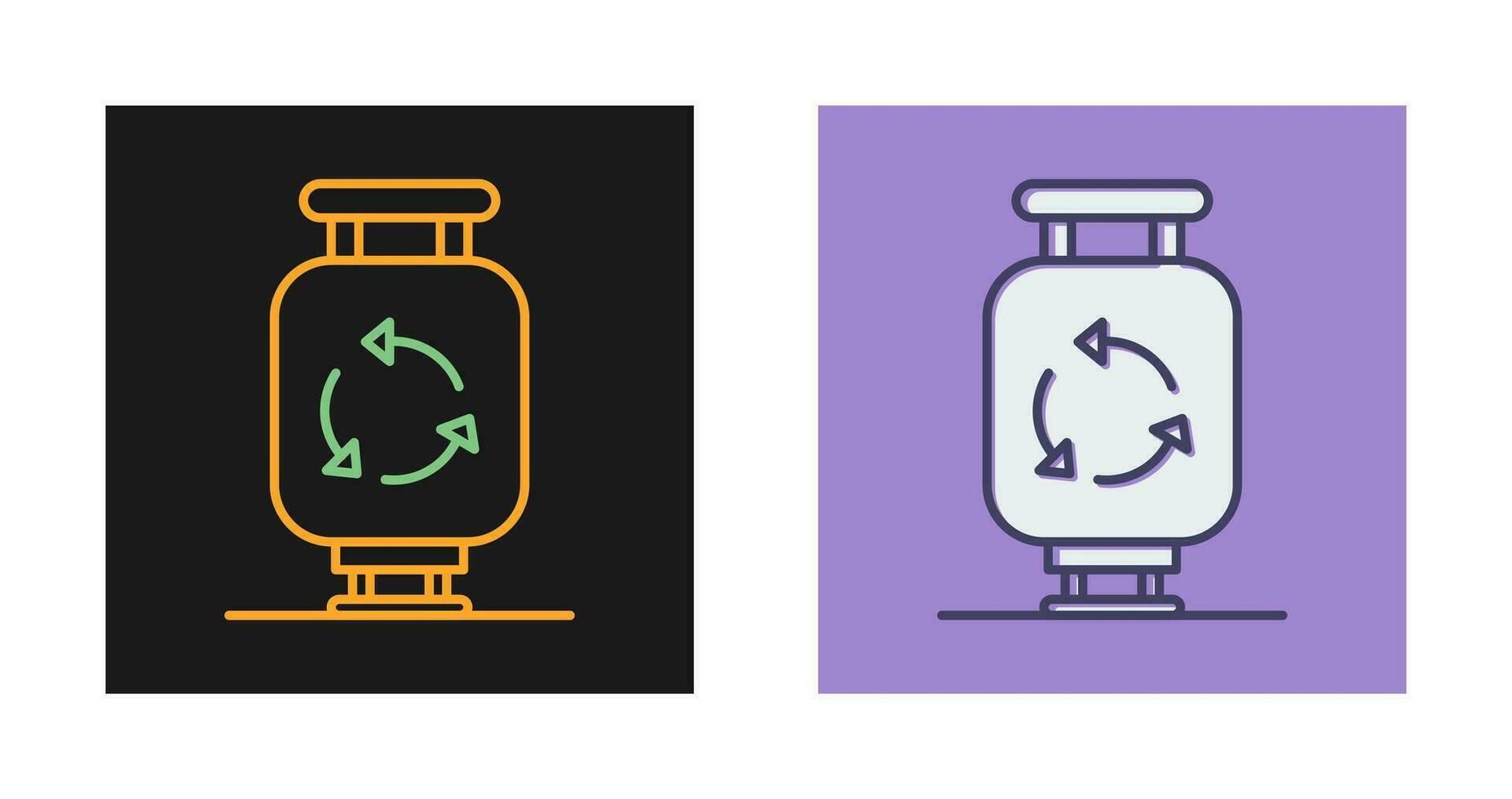 Gas Cylinder Vector Icon
