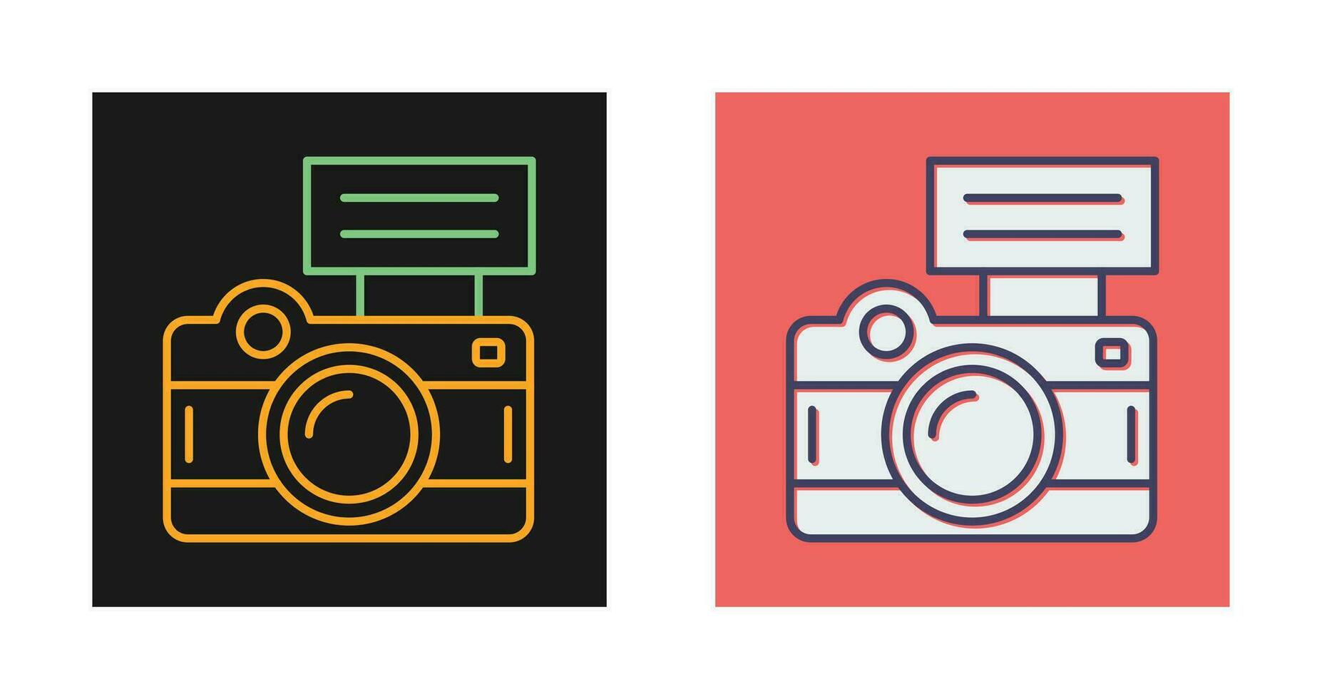 Camera Flash Vector Icon