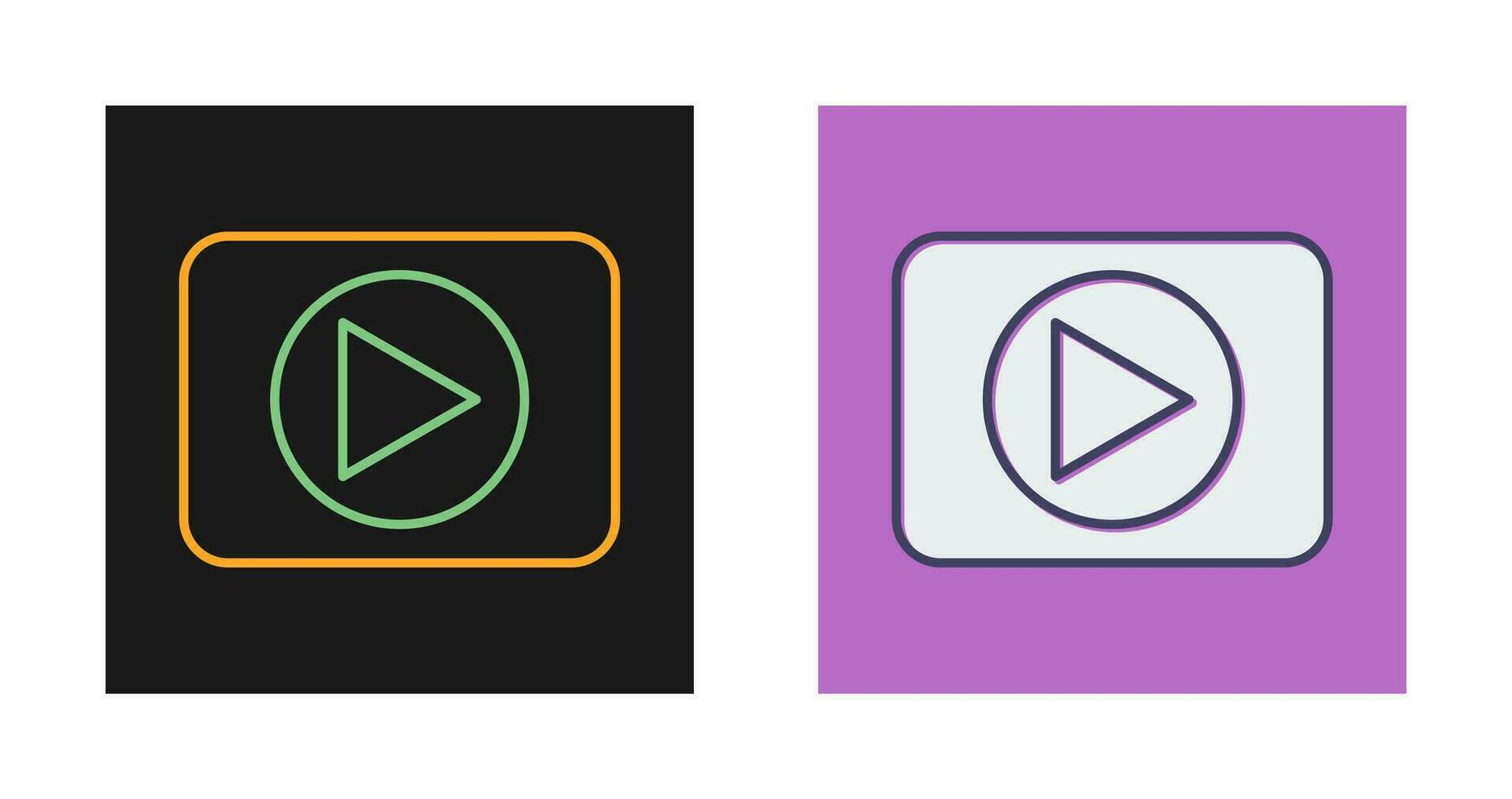 Play Button Vector Icon