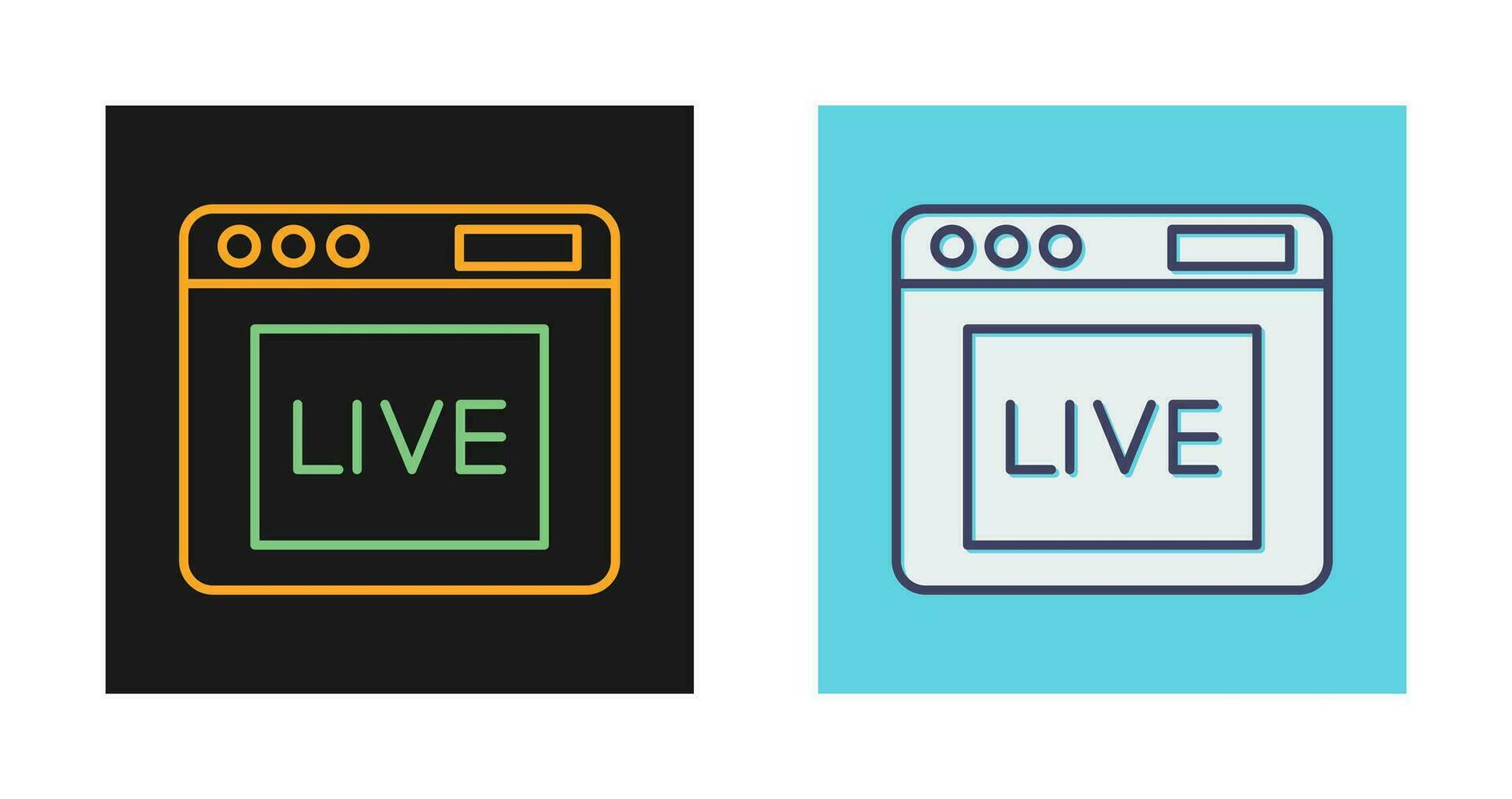 Live Vector Icon