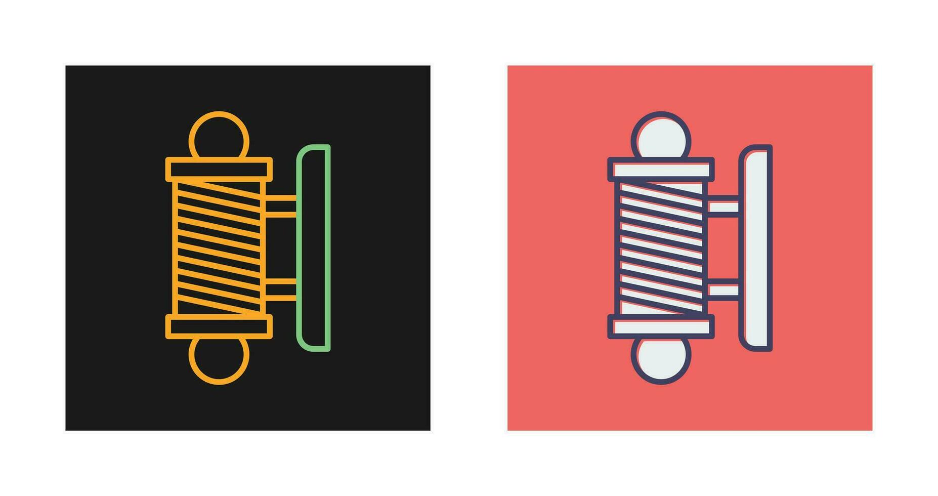 Barber Shop Pole Vector Icon