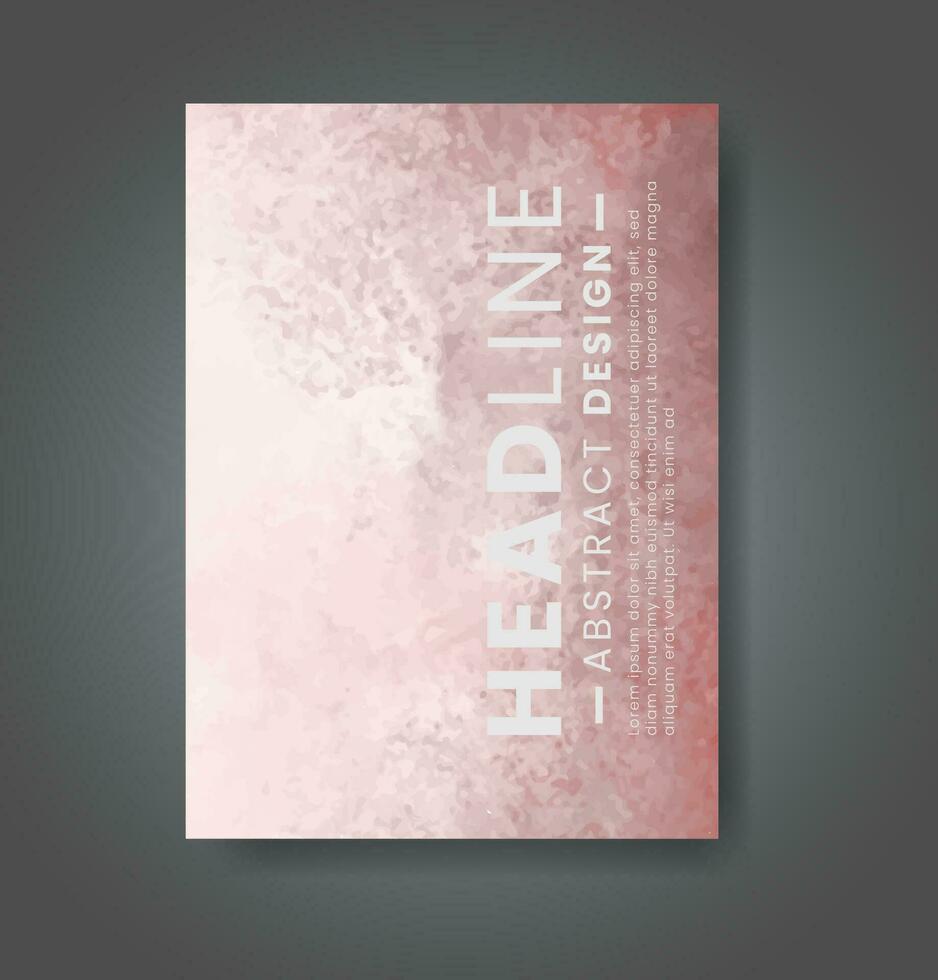 Cards with watercolor background. Design for your cover, date, postcard, banner, logo. vector