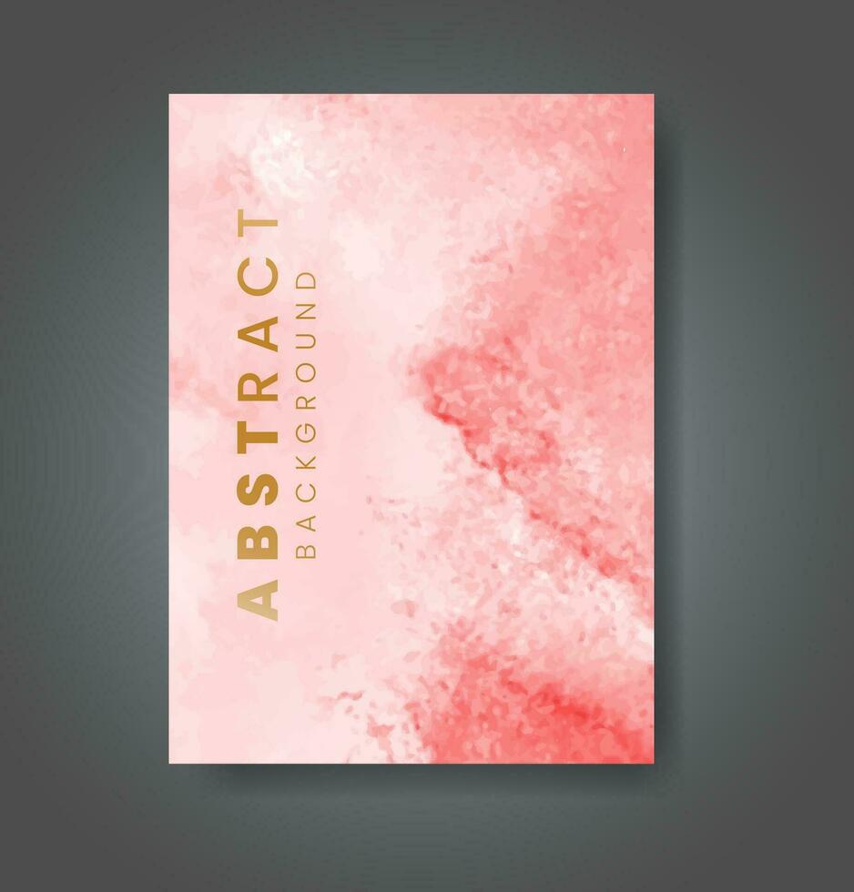 Cards with watercolor background. Design for your cover, date, postcard, banner, logo. vector