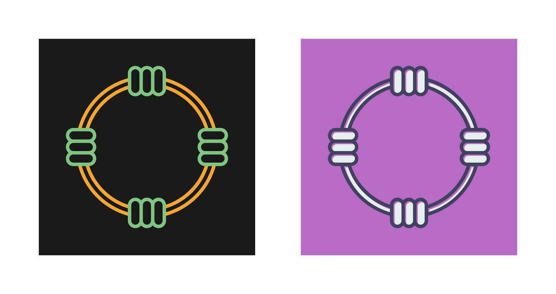 Hula Hoop Vector Icon