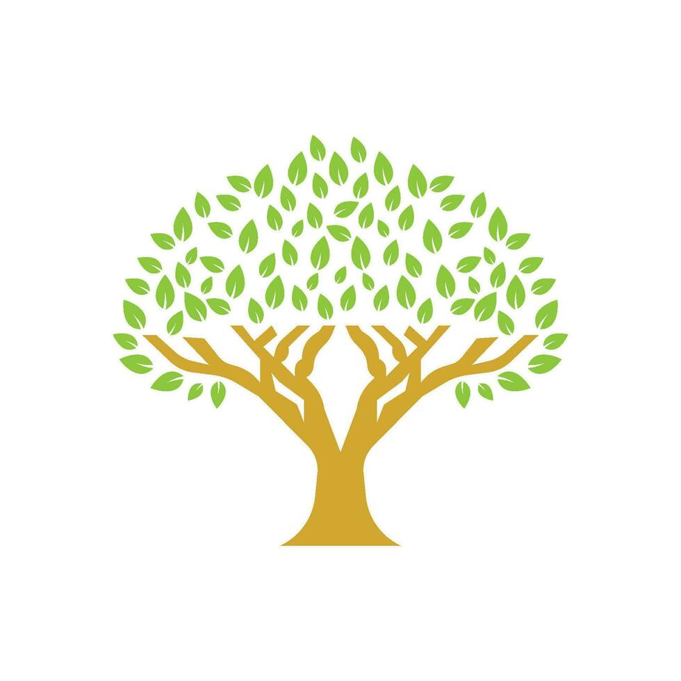 diseño de icono de vector de plantilla de logotipo de árbol