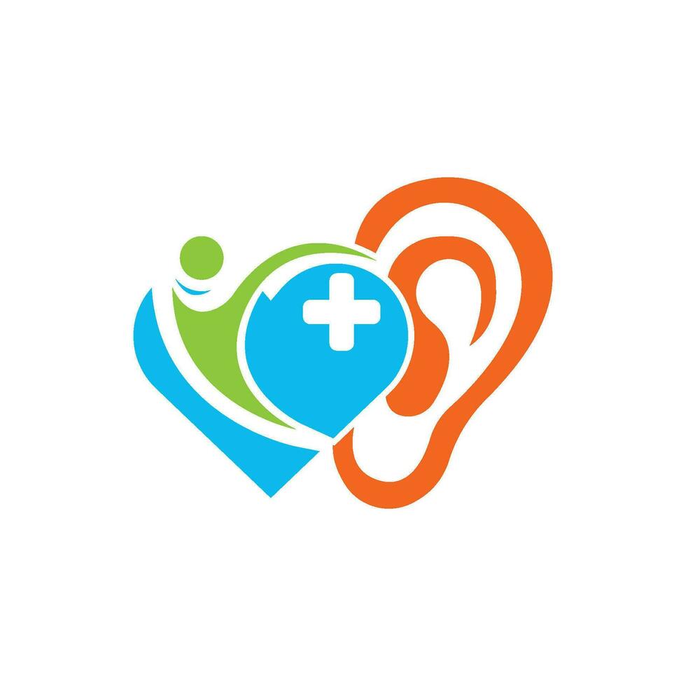 Hearing Logo Template vector icon design