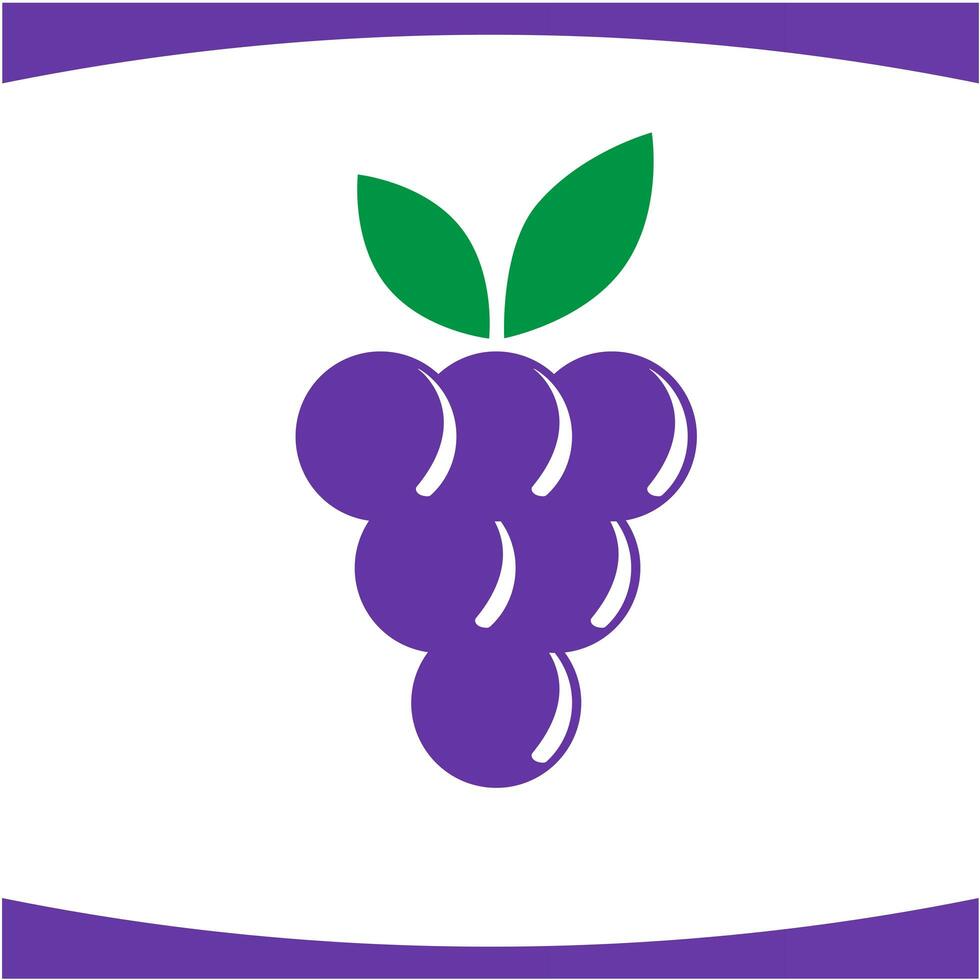 Grapes Modern Abstract Logo photo