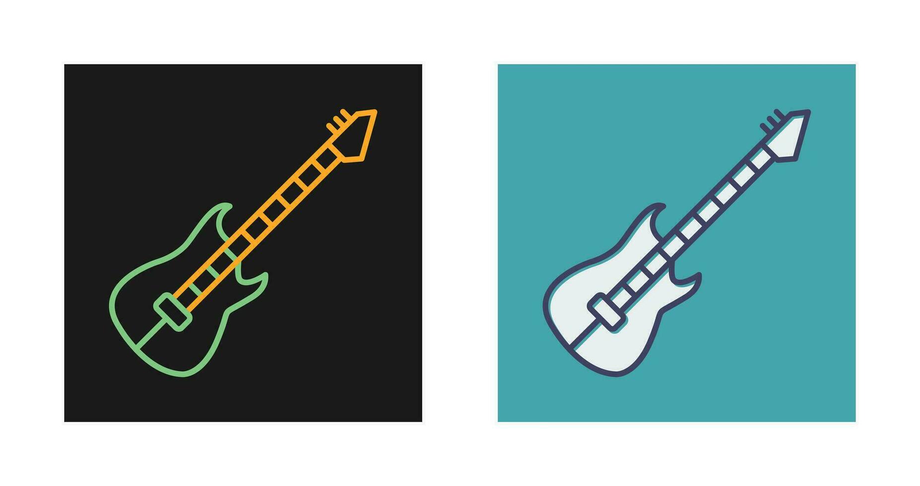 icono de vector de guitarra