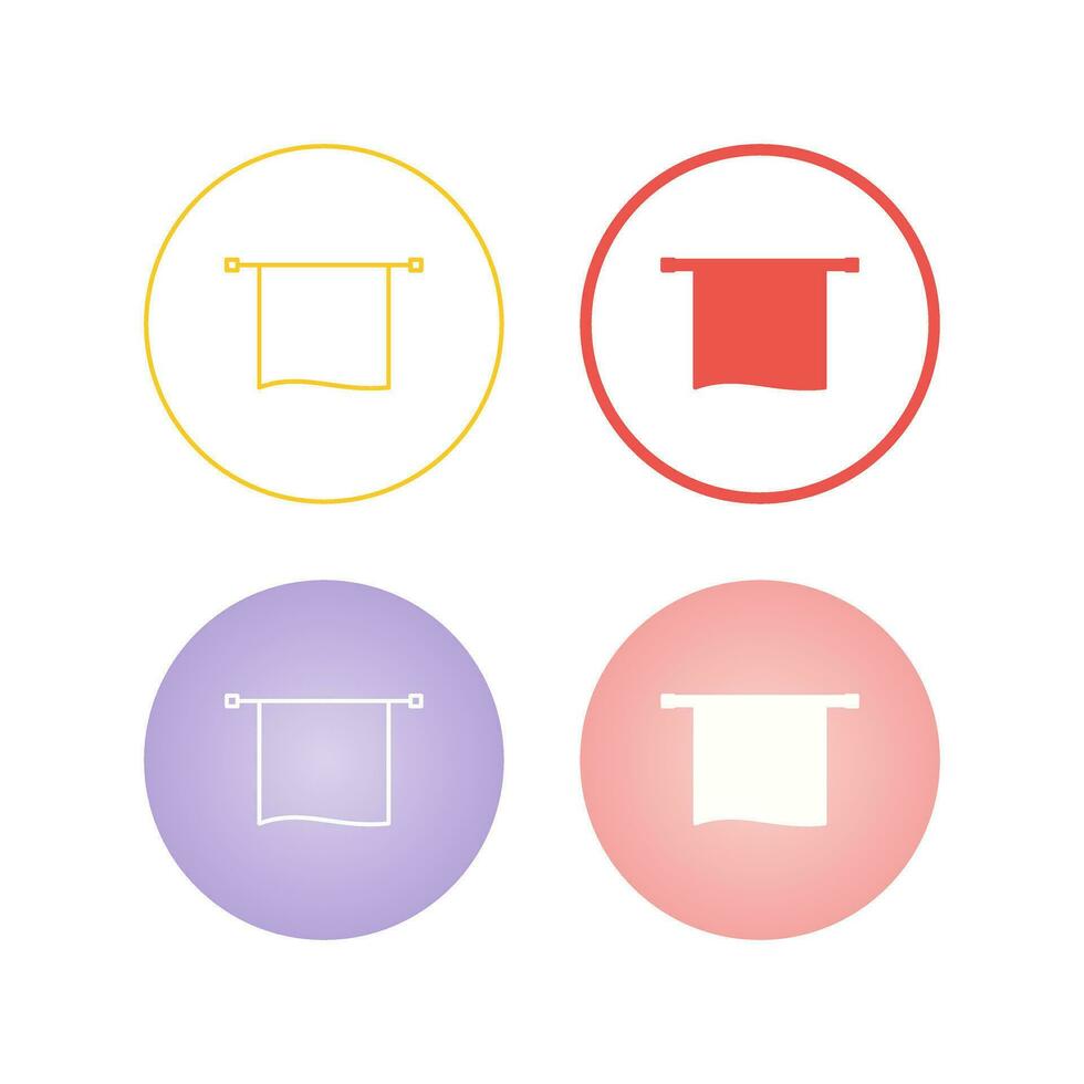 Towel Dryer Vector Icon