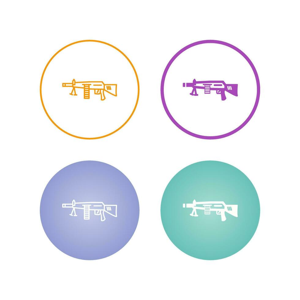 Machine Gun Vector Icon
