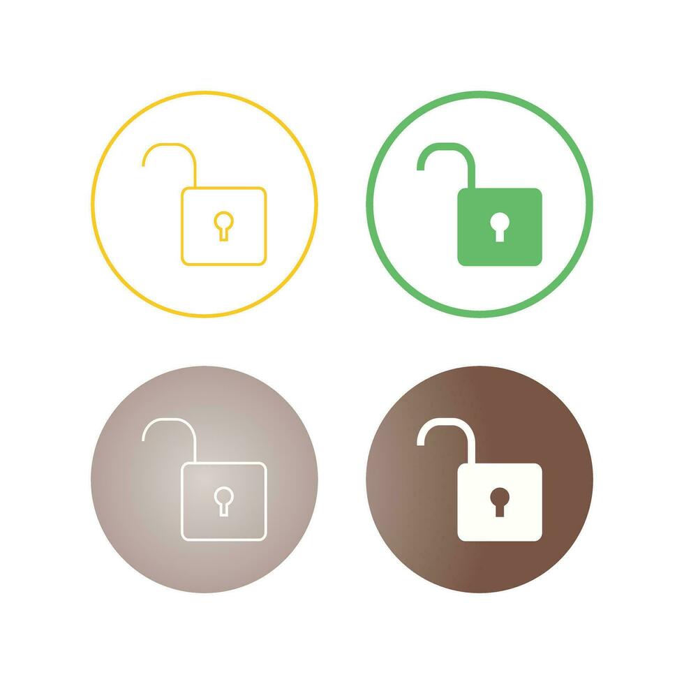 Unlock Vector Icon
