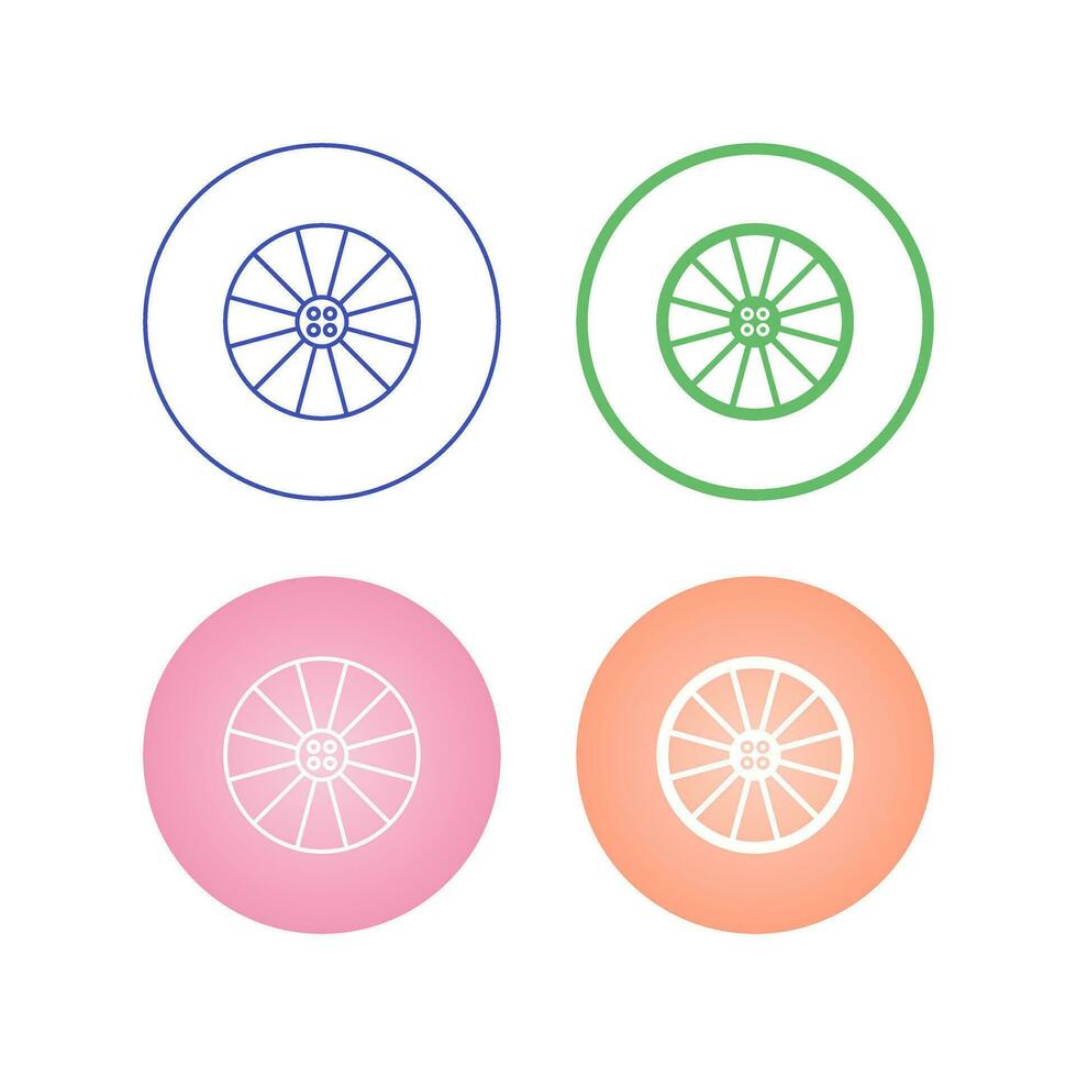 Wheel Vector Icon