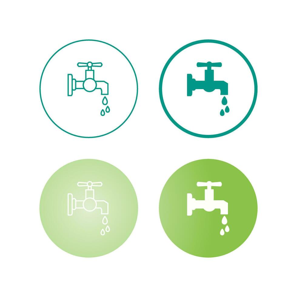 Water Tap Vector Icon