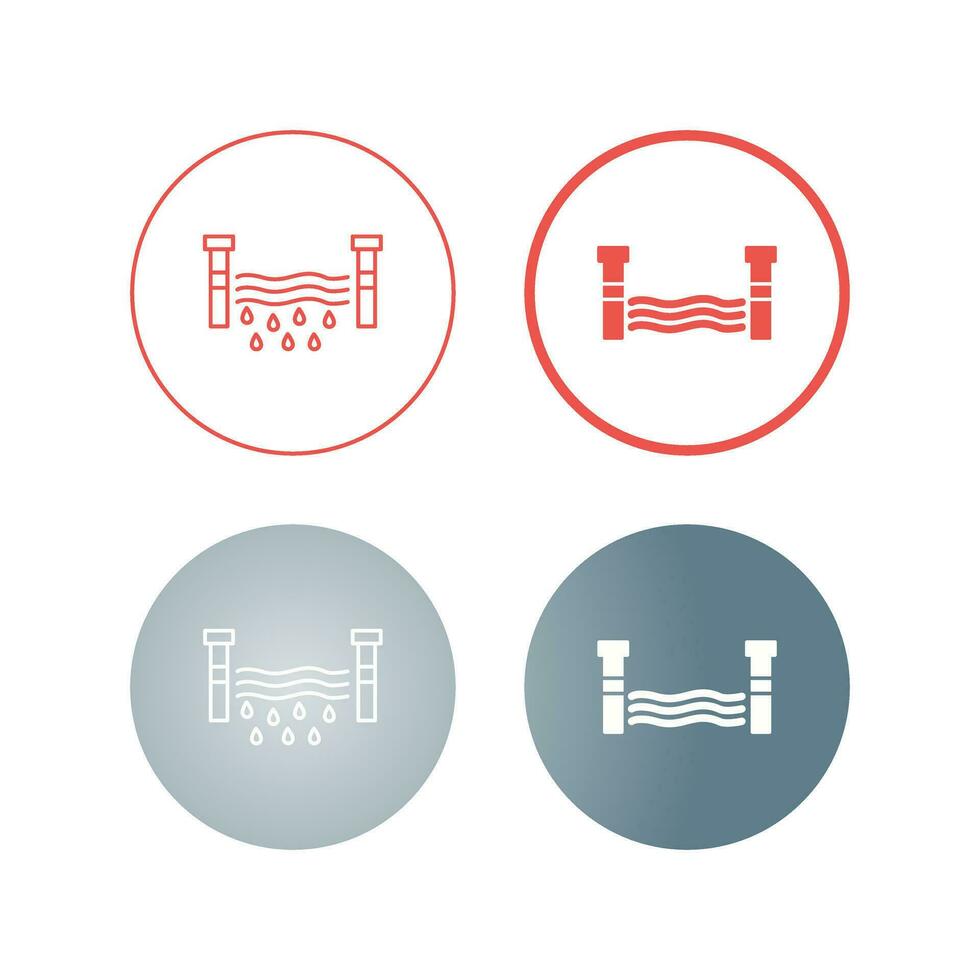 Water Dam Vector Icon