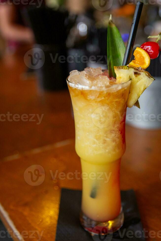 Tropical Alcoholic Drink photo