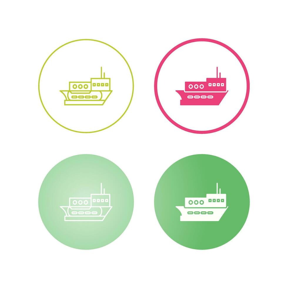 Delivery Ship Vector Icon