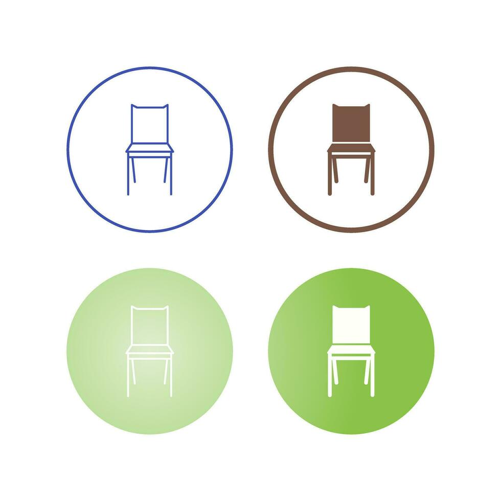 Bedroom Chair Vector Icon