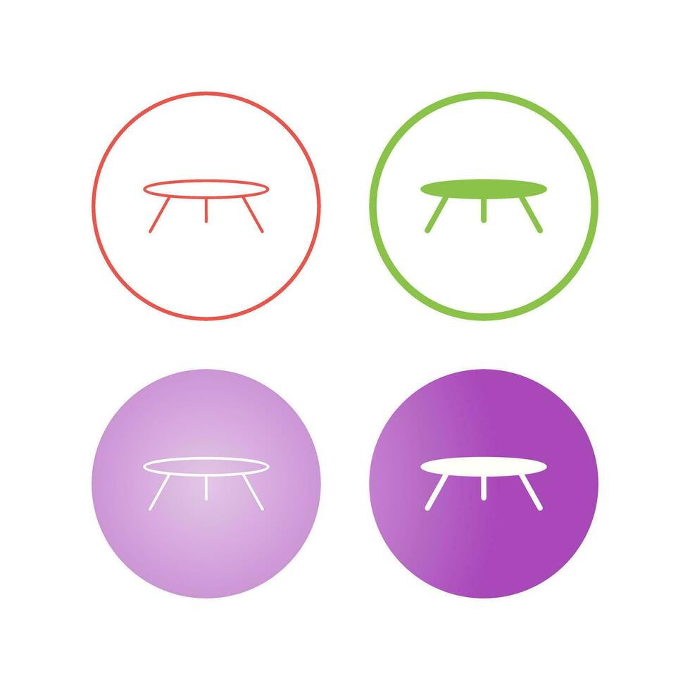 Small Table Vector Icon