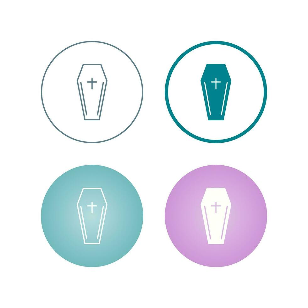 Coffin Vector Icon