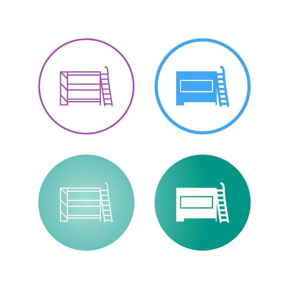 Bunk bed Vector Icon