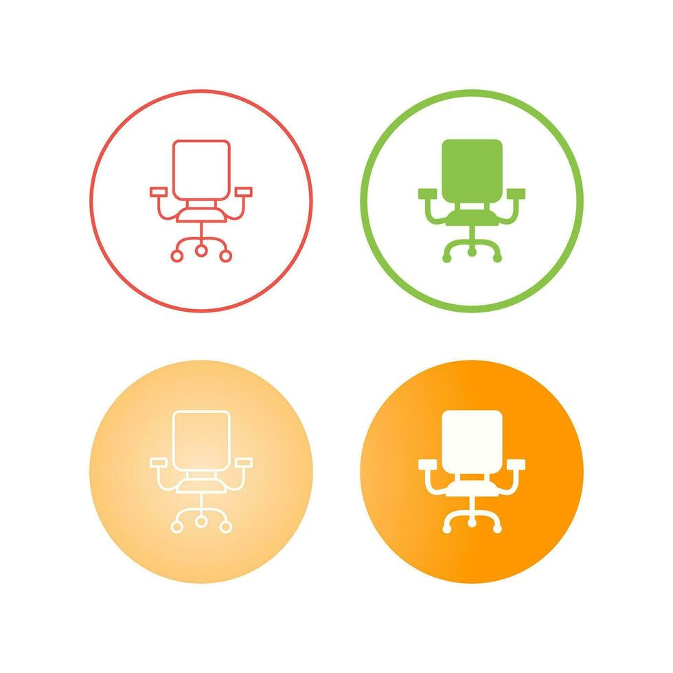 Office Chair Vector Icon