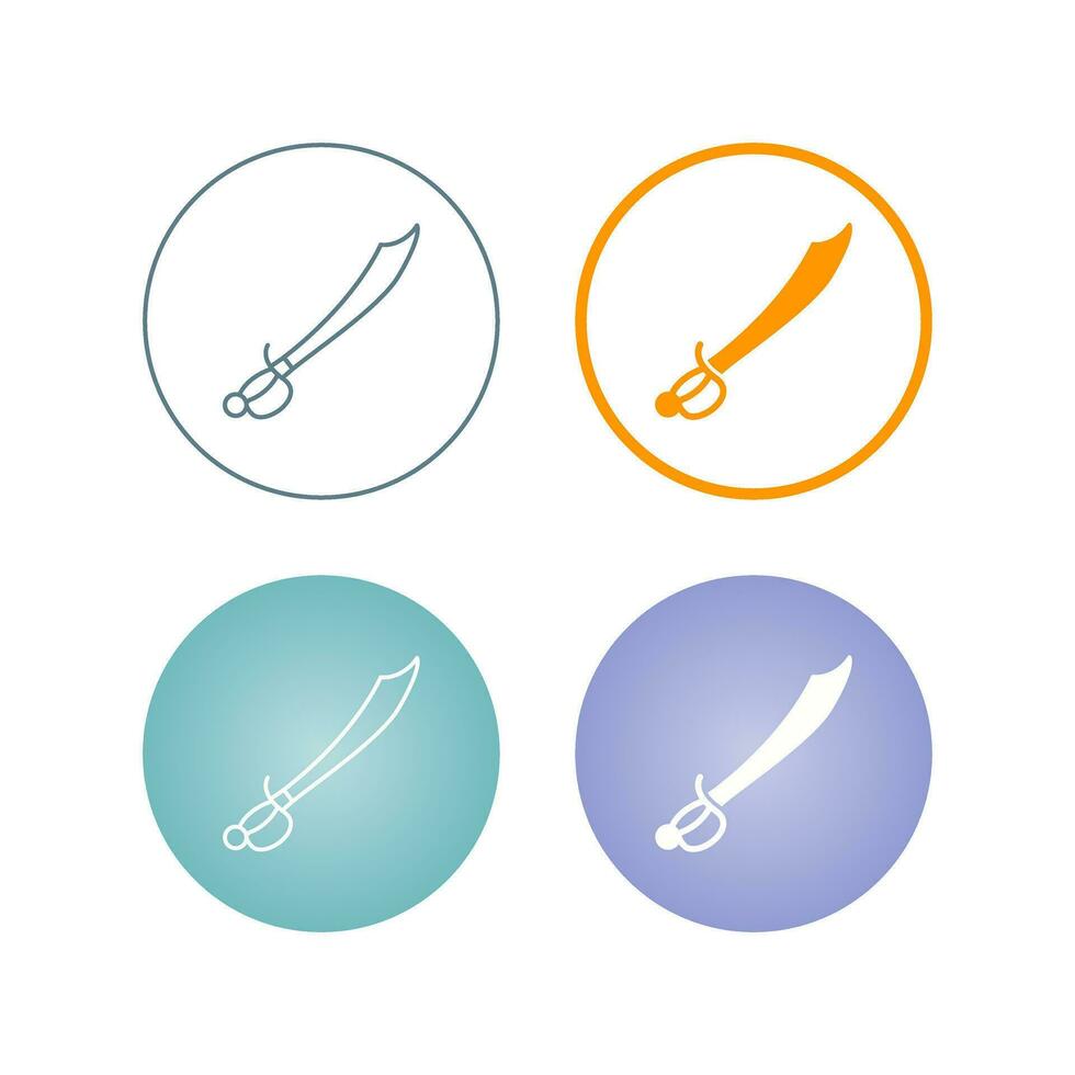 Pirate Sword Vector Icon