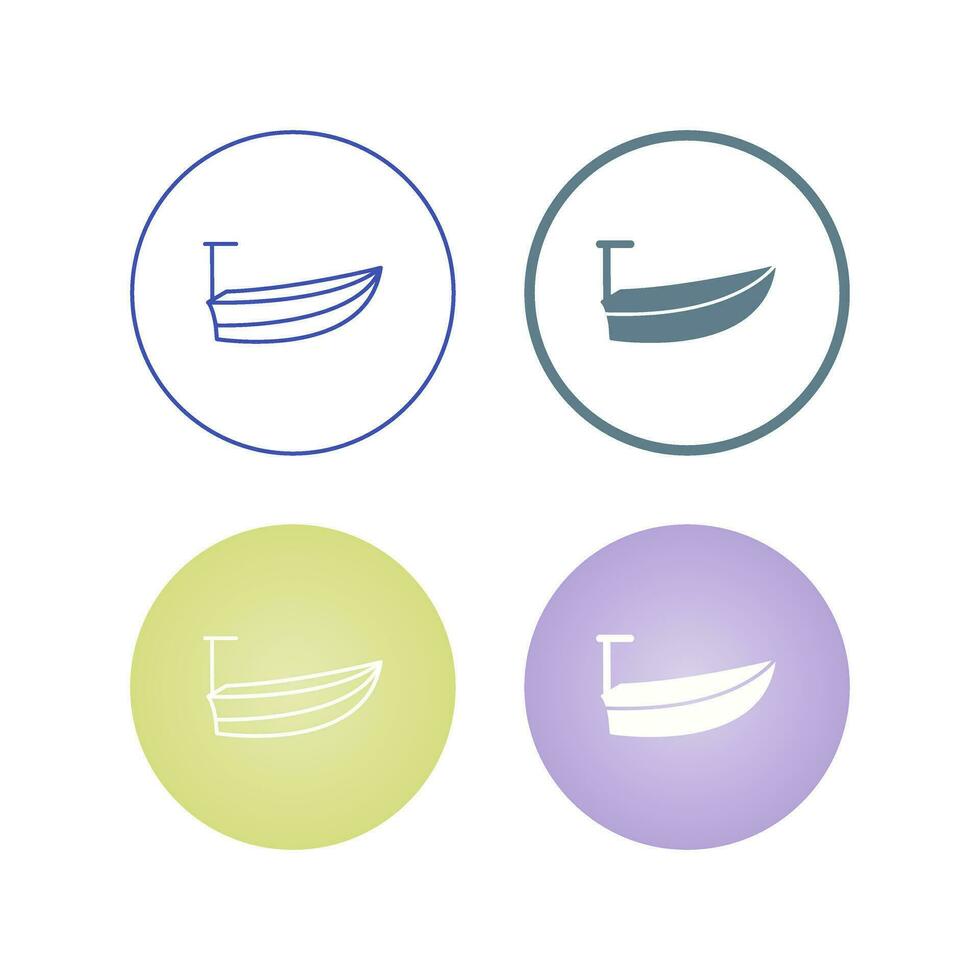 Small Boat Vector Icon