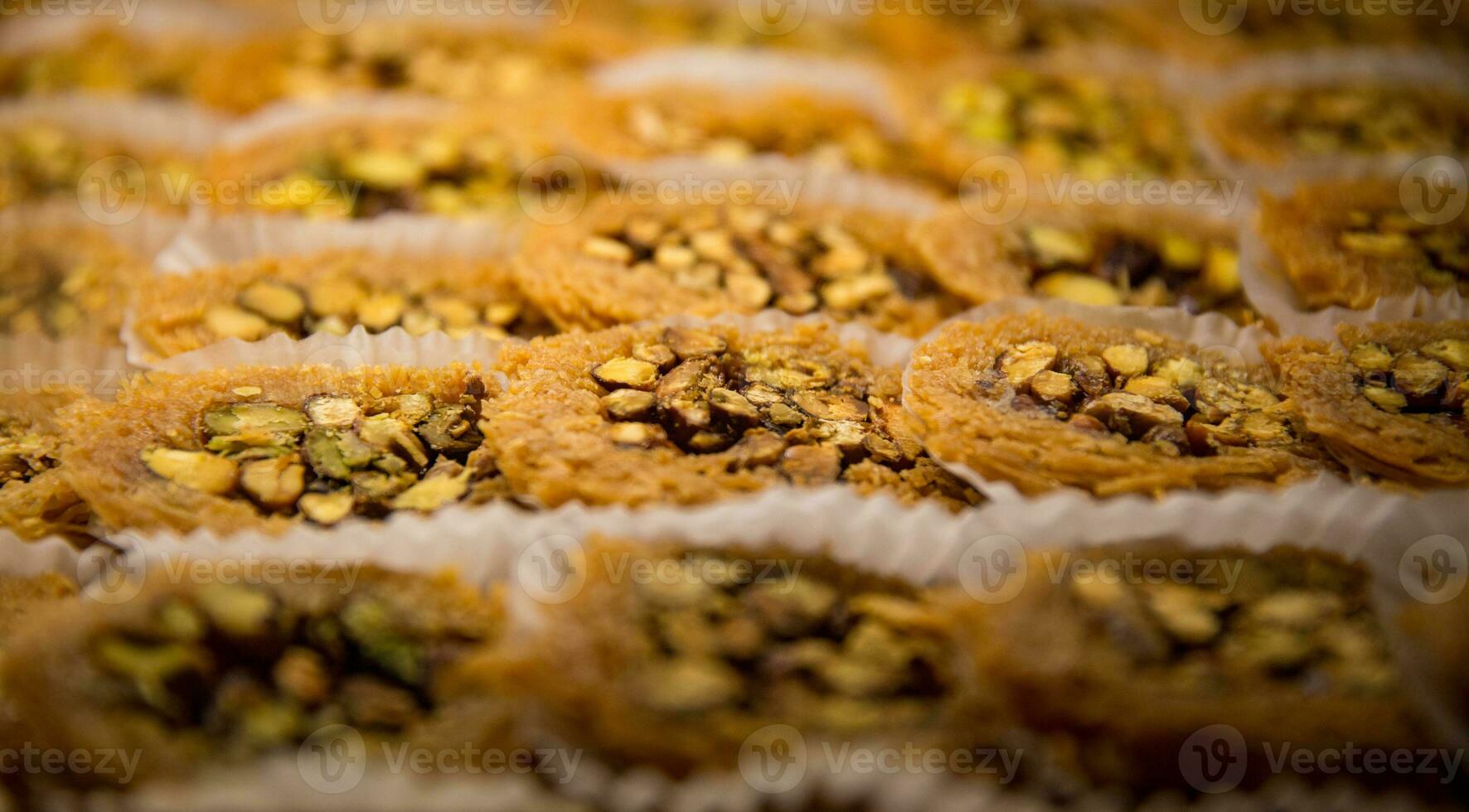 Turkish kadayif baklava photo