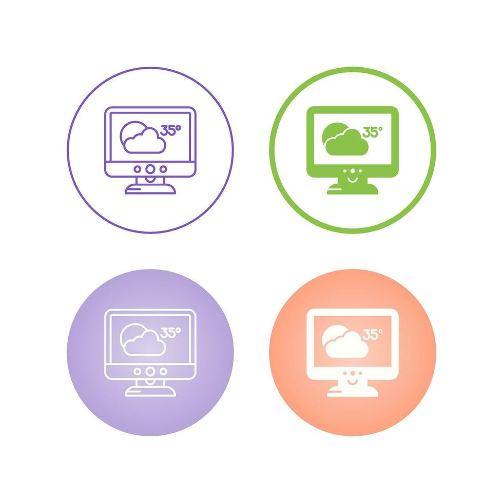 Weather Forecast Vector Icon