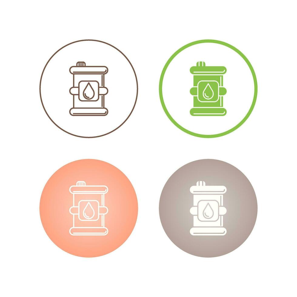 Oil Barrel Vector Icon