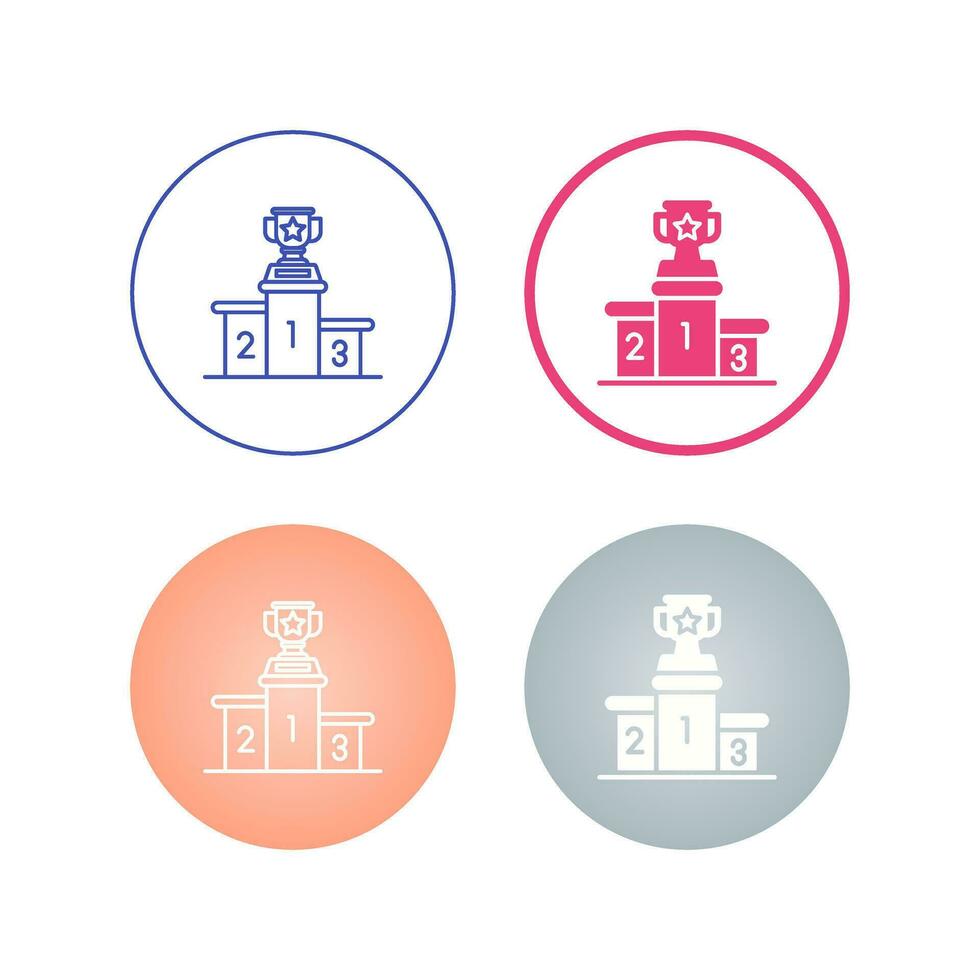 Podium Vector Icon