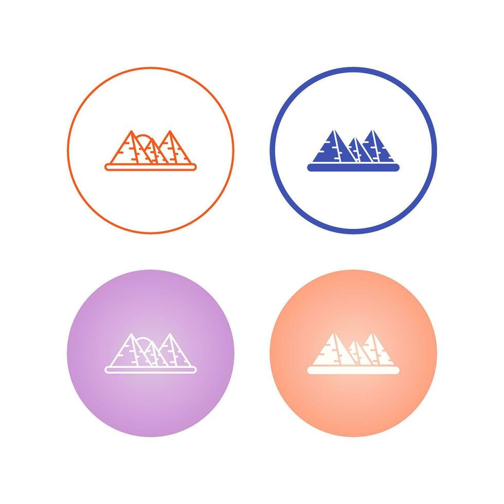 Pyramid Vector Icon