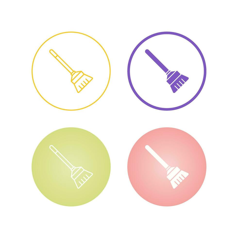 Broom Vector Icon