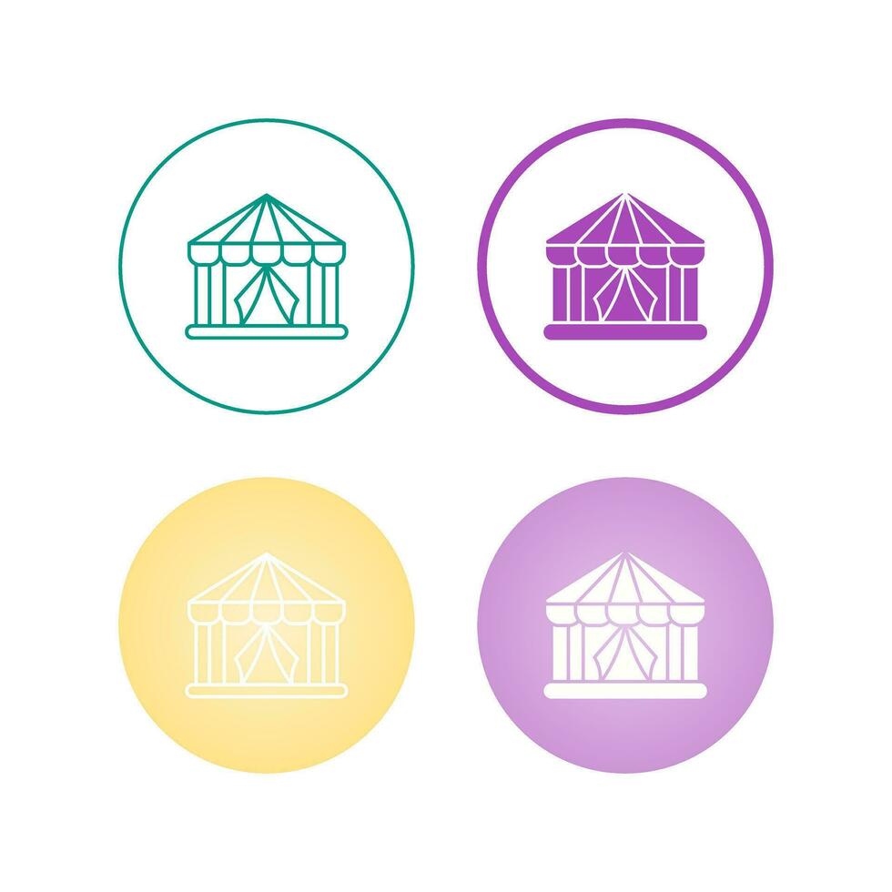 Circus Tent Vector Icon